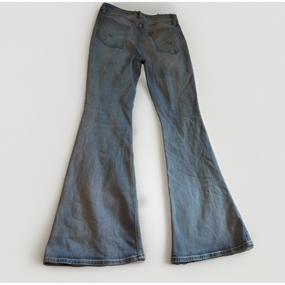 Hudson Holly Flare Jeans 27 Light Wash High Rise 32" Inseam - Picture 5 of 11